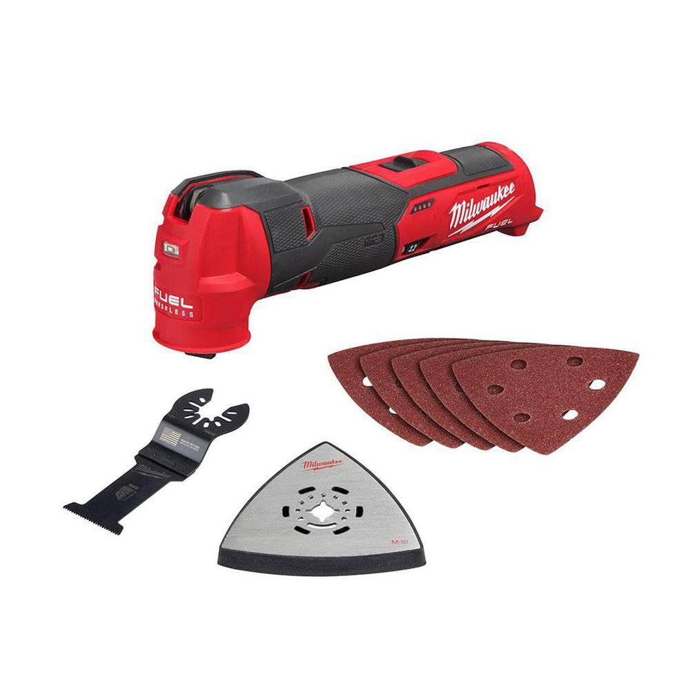Milwaukee 2526-20 M12 FUEL 12V Lithium-Ion Cordless Oscillating Multi-Tool (Tool-Only)