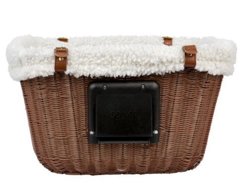 PetSafe Happy Ride Wicker Bicycle Basket