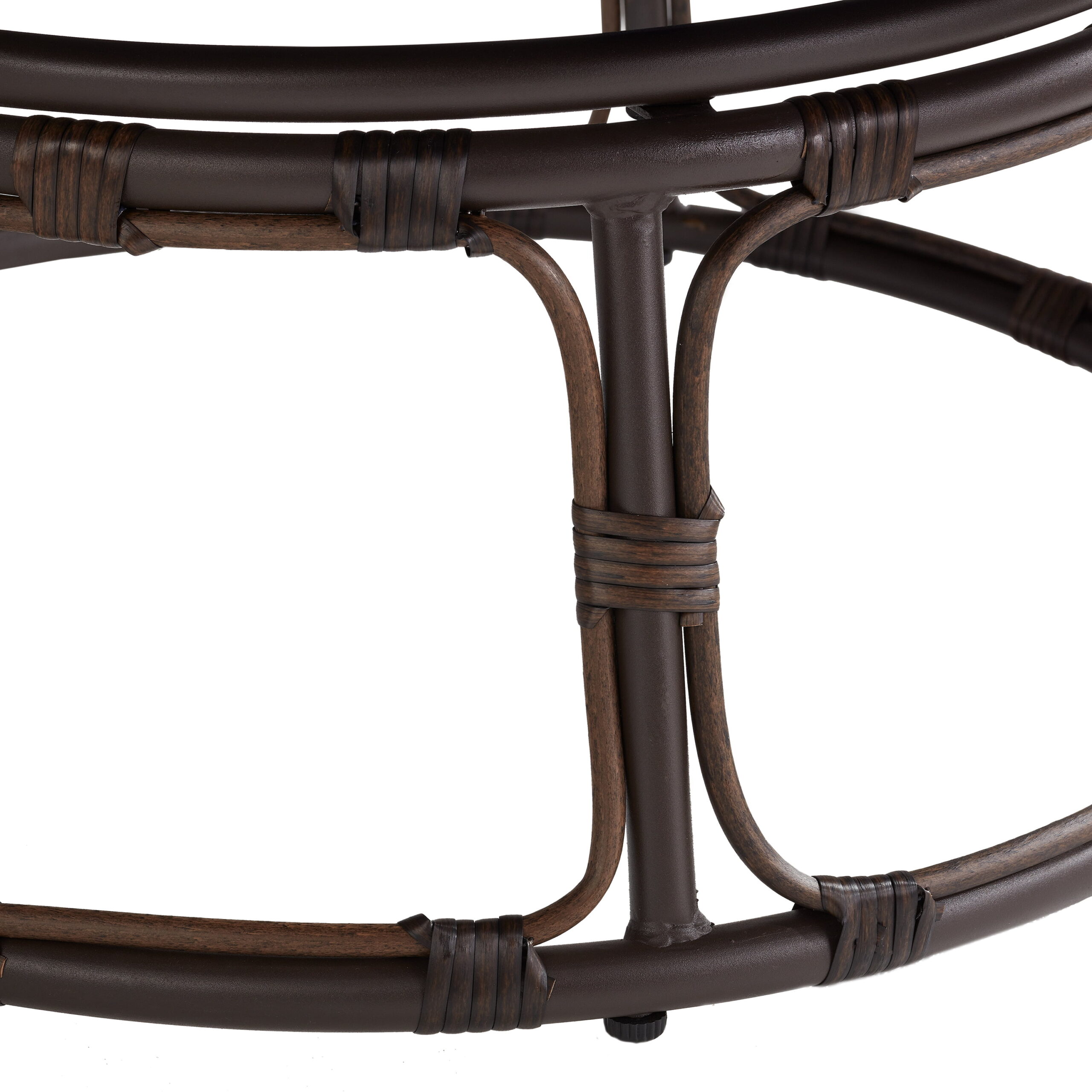 Better Homes & Gardens Papasan Chair 46″ Wide. White Sherpa