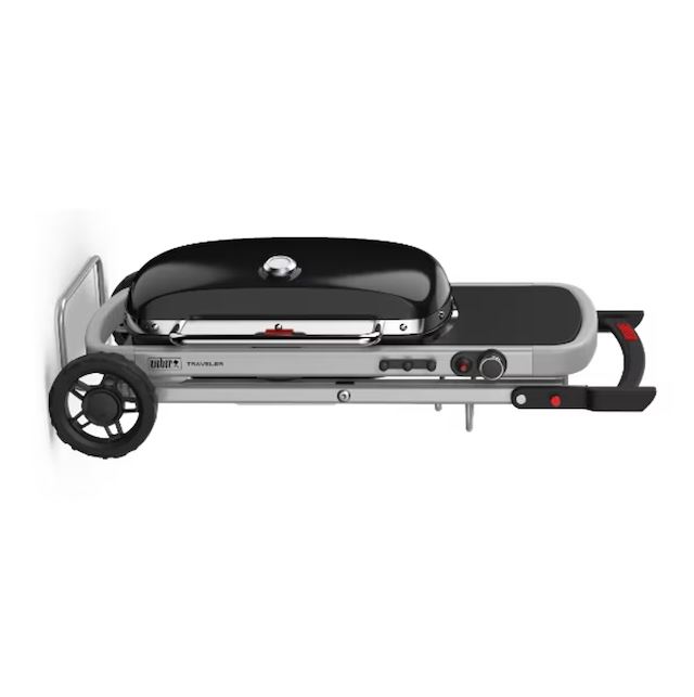 Weber Traveler 320-Sq in Gray Portable Gas Grill