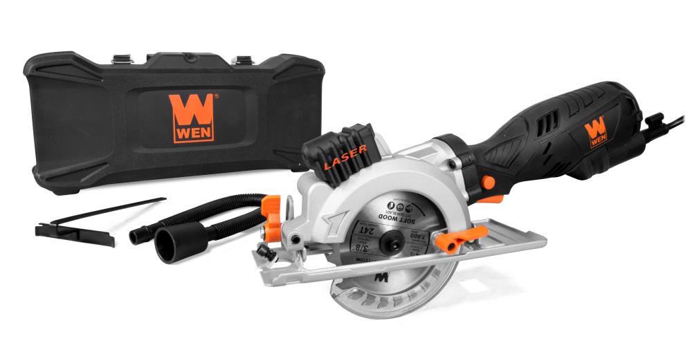 WEN 5-Amp 4-1/2-in Worm Drive Corded Circular Saw