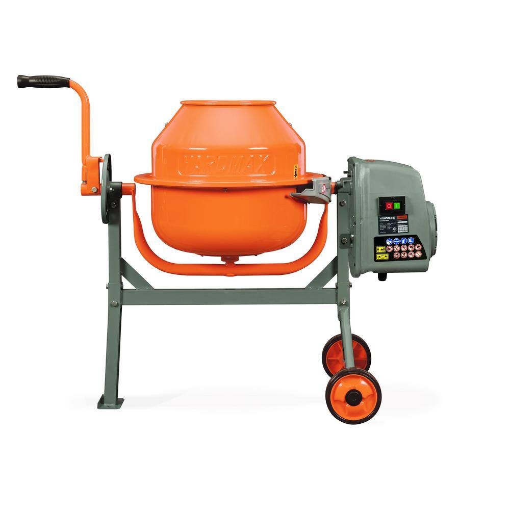 YARDMAX YM0046 1.6 cu. ft. Concrete Mixer