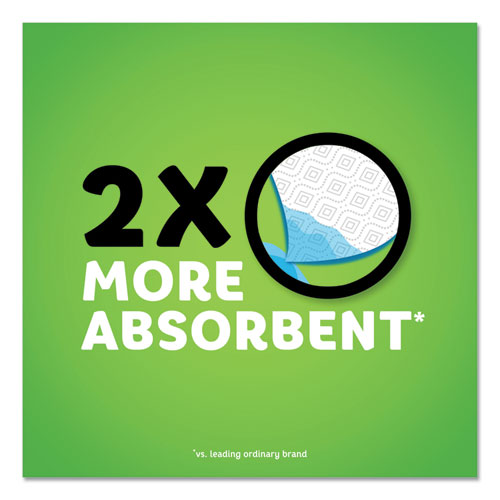 Bounty Kitchen Roll Paper Towels. 2-Ply. White. 5.9 x 11. 74 Sheets/Single Plus Roll. 8 Rolls/Carton | Bundle of 2 Cartons