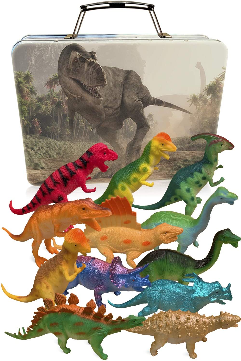 3 Bees & Me Dinosaur Toys for Boys and Girls with Storage Box