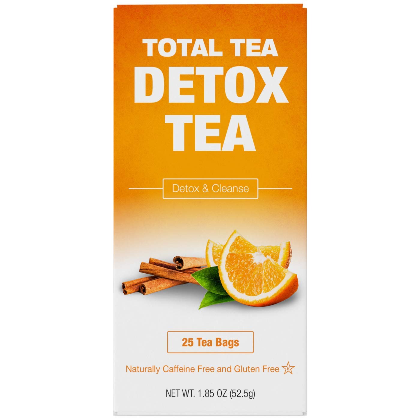 TotalTea Caffeine Free Detox Tea. Detox Tea for Body Cleanse - 25 Tea Bags