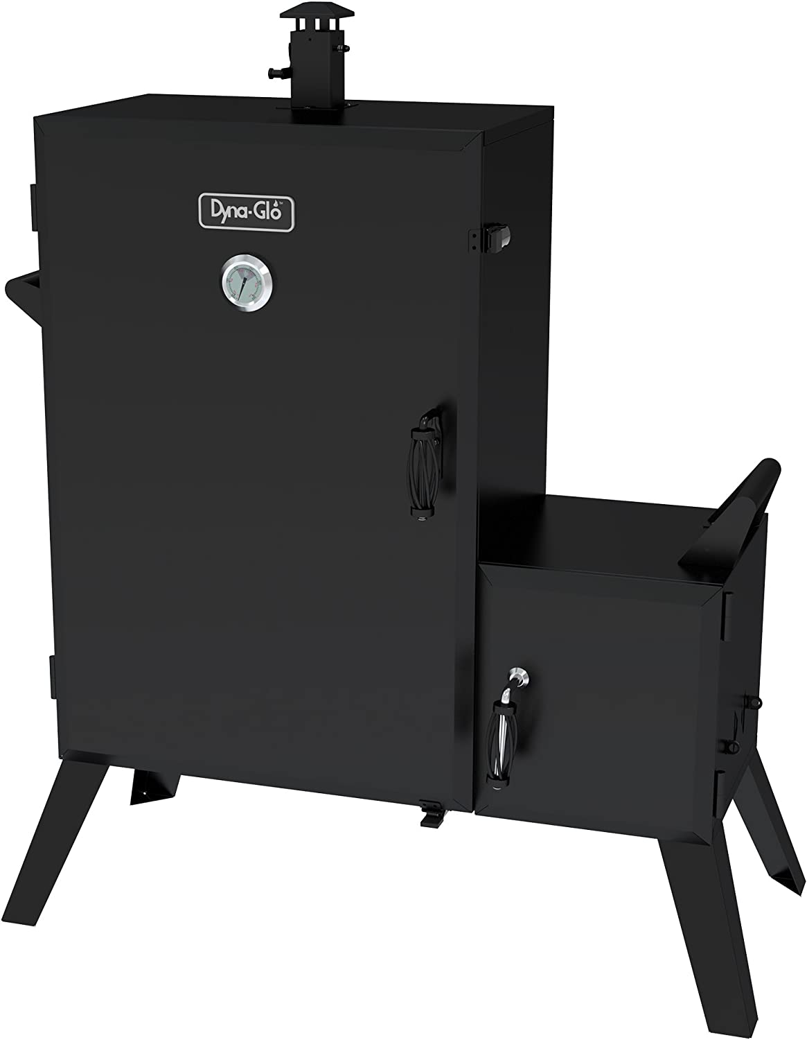Dyna-Glo DGO1890BDC-D Wide Body Vertical Offset Charcoal Smoker.Black