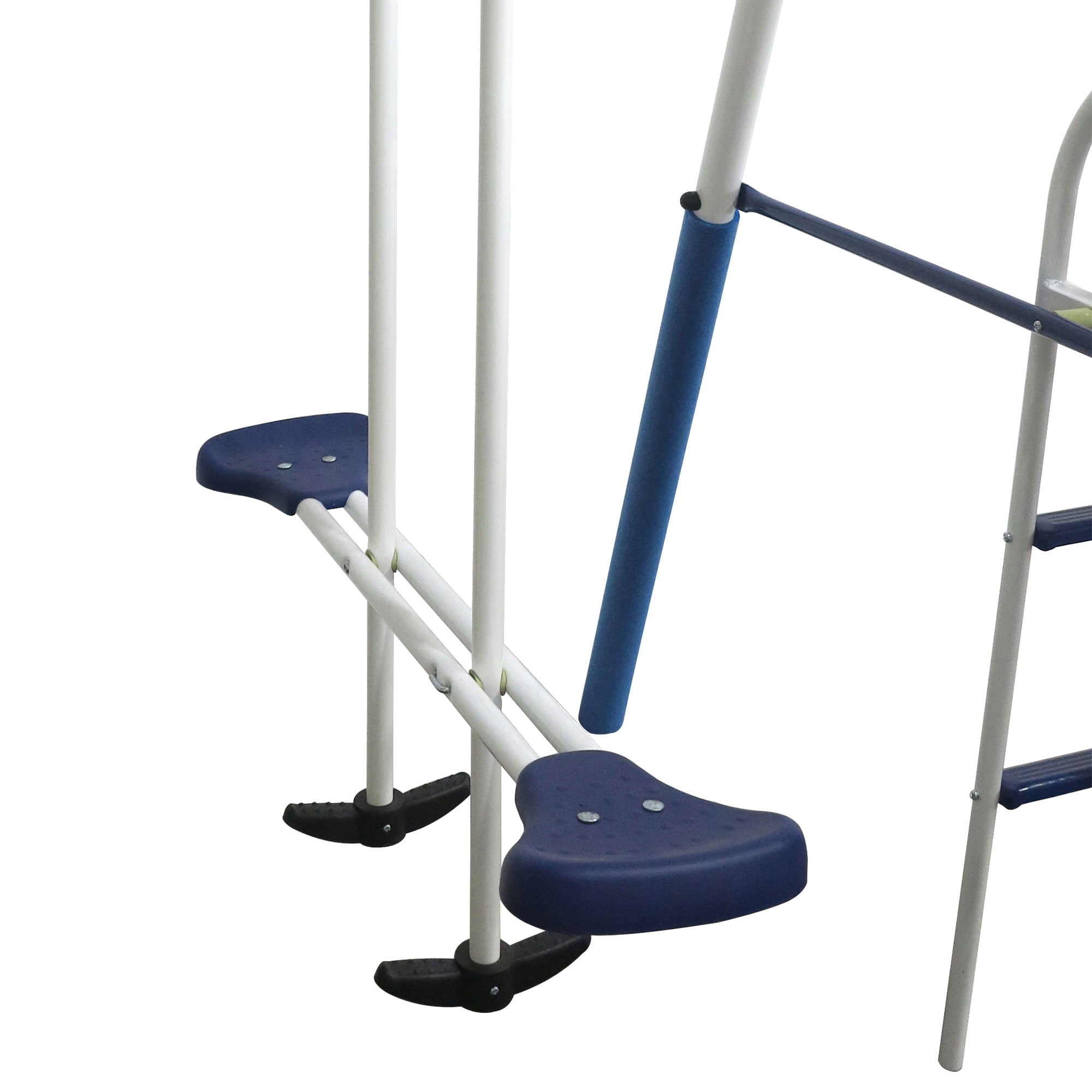 XDP Recreation Playground Galore Outdoor Swing Set w/Glider. 3 Swings. Seesaw & Slide