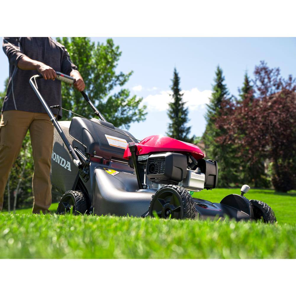 Honda HRN216VKA 21 in. 3-in-1 Variable Speed Gas Walk Behind Self Propelled Lawn Mower with Auto Choke