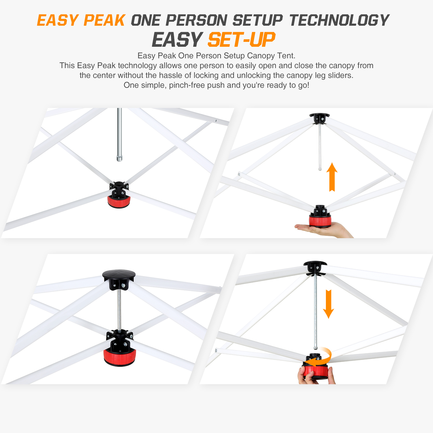 Eagle Peak 10′ x 10′ Blue Pop-up Outdoor Canopie