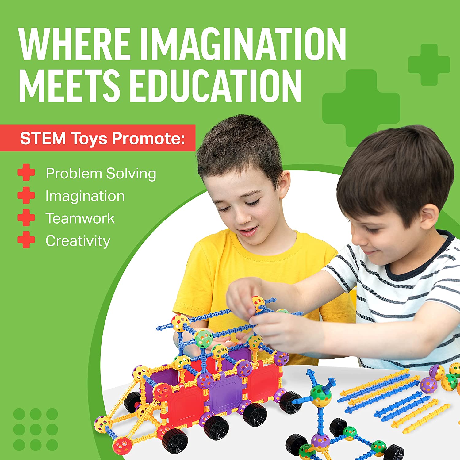 STEM Master Building Toys for Kids Ages 4-8 - STEM Toys Kit