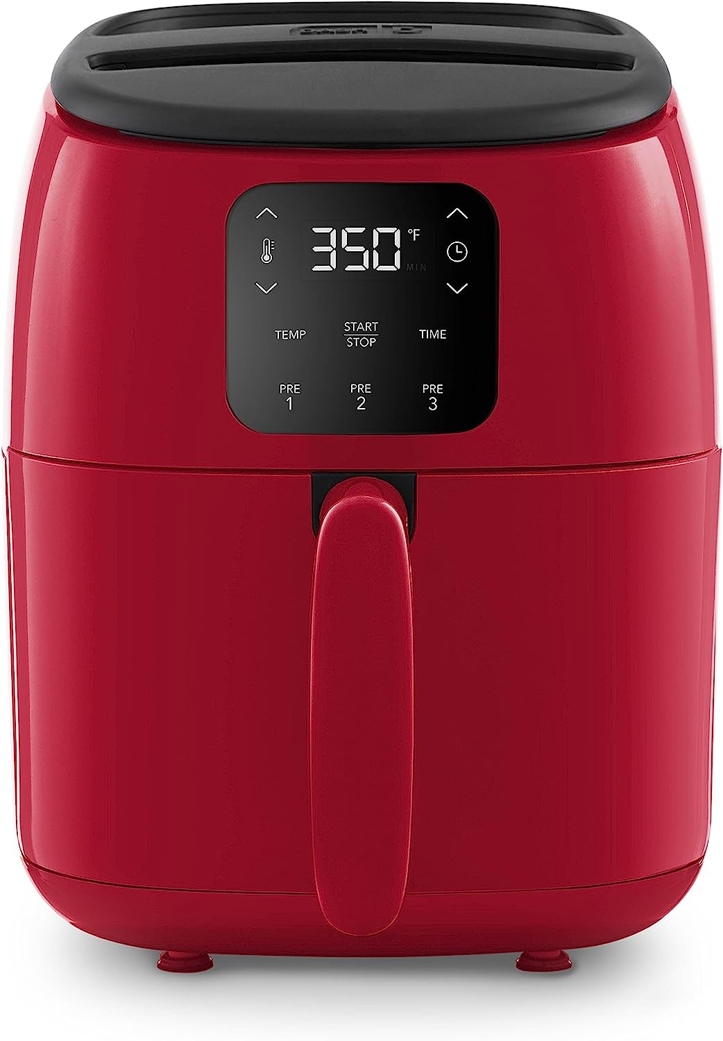 DASH Tasti-Crisp™ Digital Air Fryer with AirCrisp Technology. Custom Presets. Temperature Control. and Auto Shut Off Feature. 2.6 Quart - Red