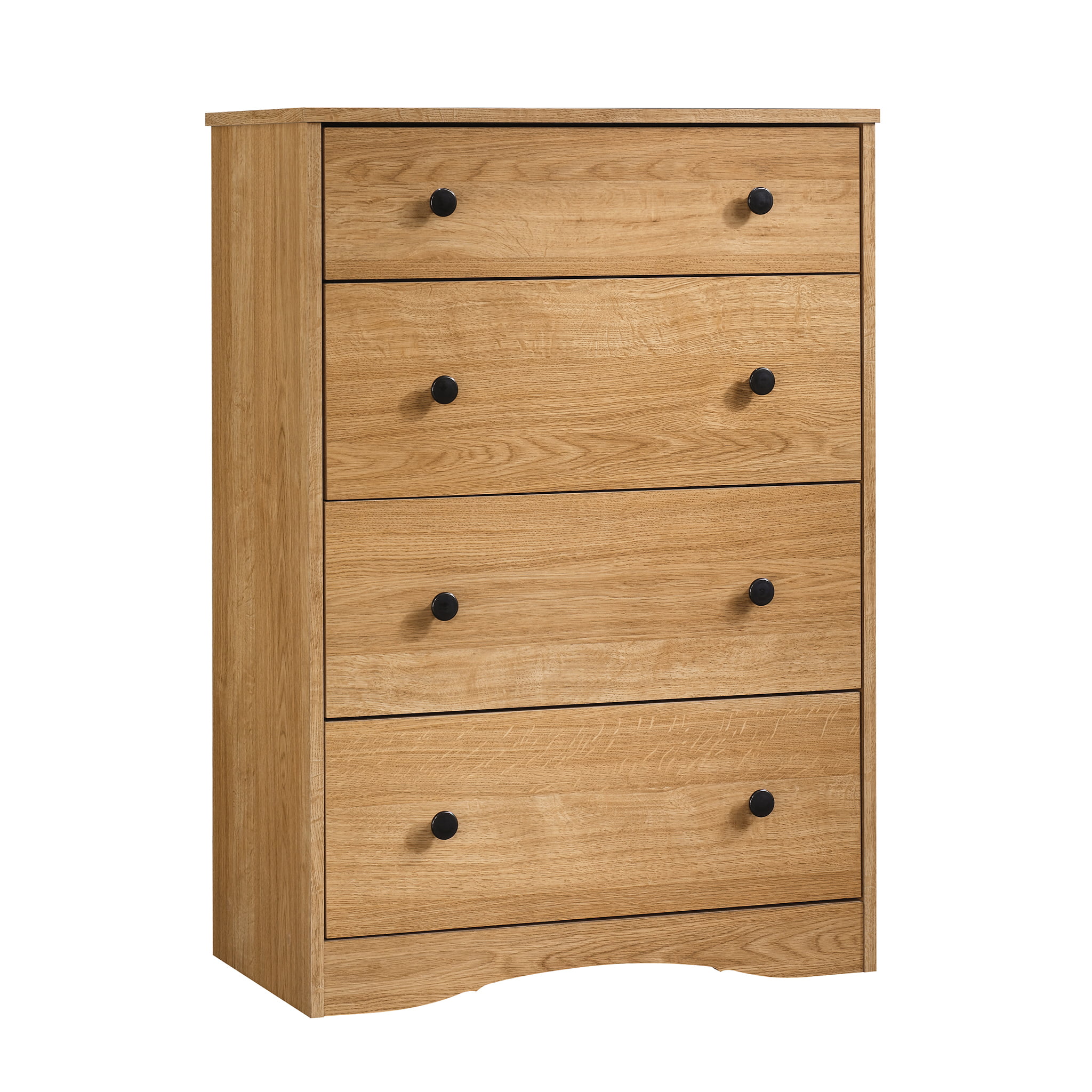 Sauder Beginnings 4-Drawer Dresser. Highland Oak Finish