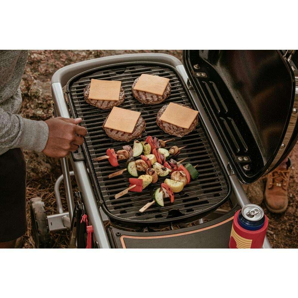 Weber 9010001 Traveler Portable Propane Gas Grill in Black