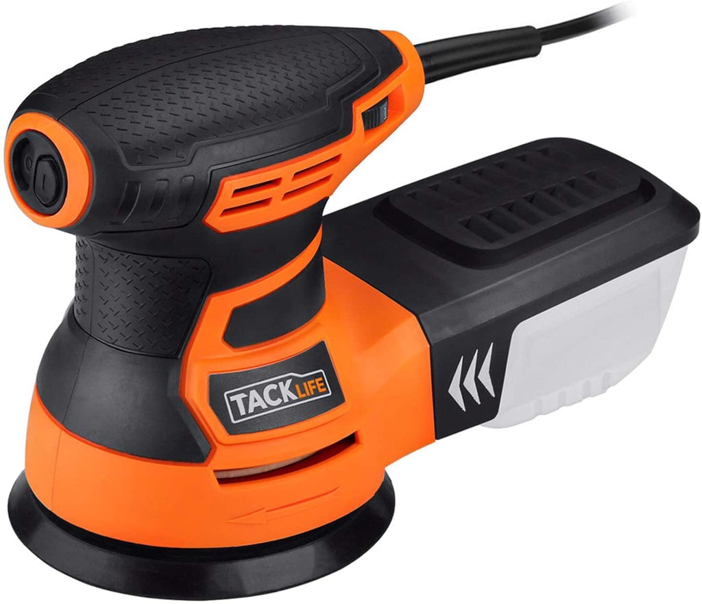 Tacklife 5-Inch Random Orbit Sander 3.0A With 12 Pcs Sandpapers-PRS01A