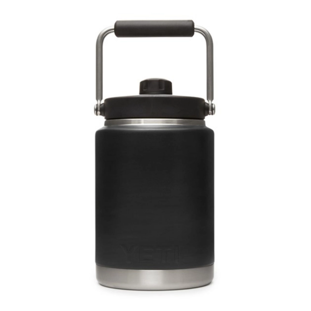 YETI Rambler Half Gallon Jug. Vacuum Insulated. Stainless Steel with MagCap. Black
