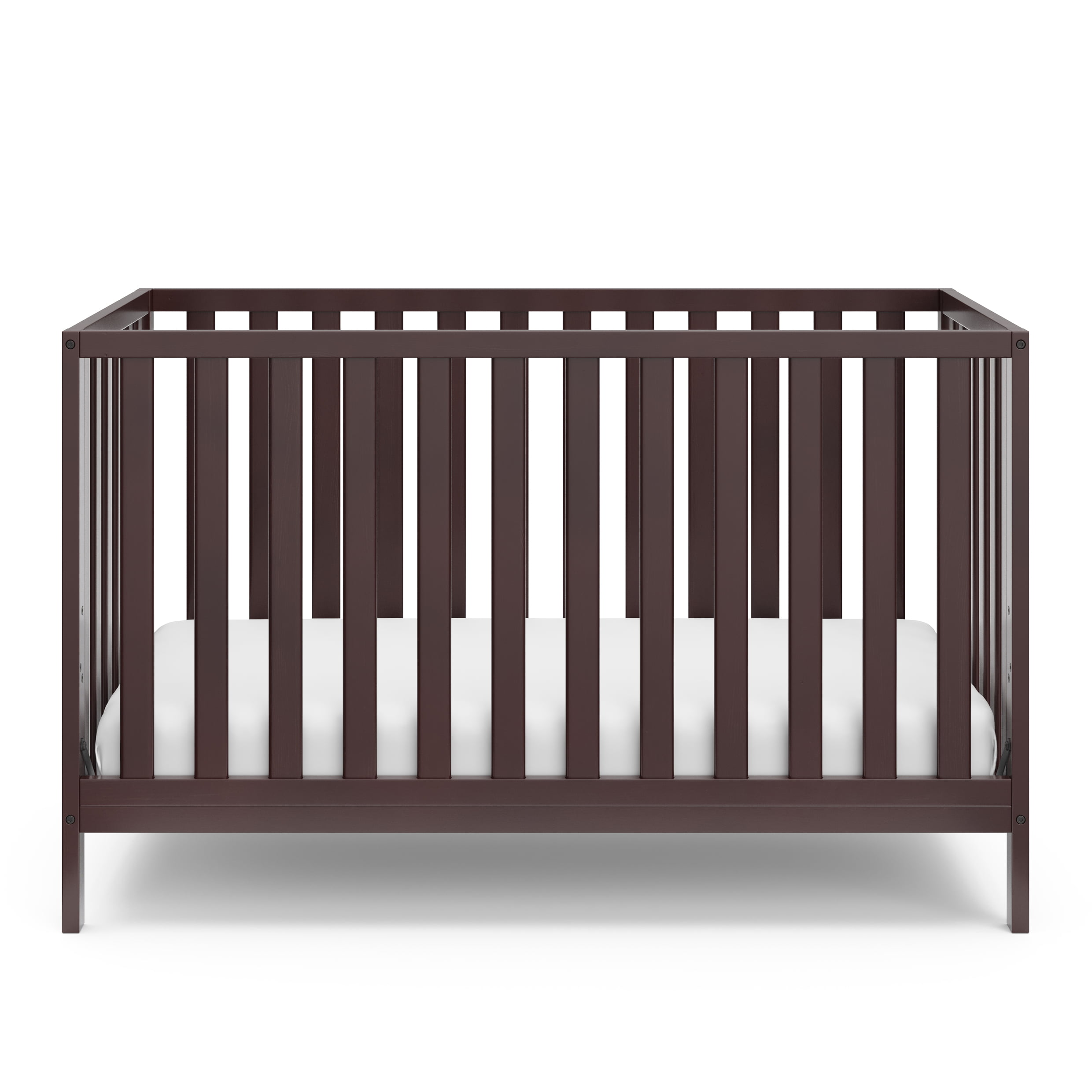 Storkcraft Sunset 4 in 1 Convertible Baby Crib. Espresso