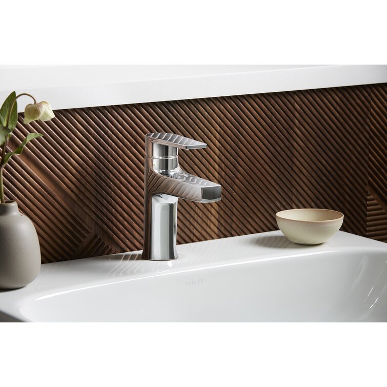 Kohler 74013-4-CP Taut Single Hole Bathroom Faucet with Drain Assembly