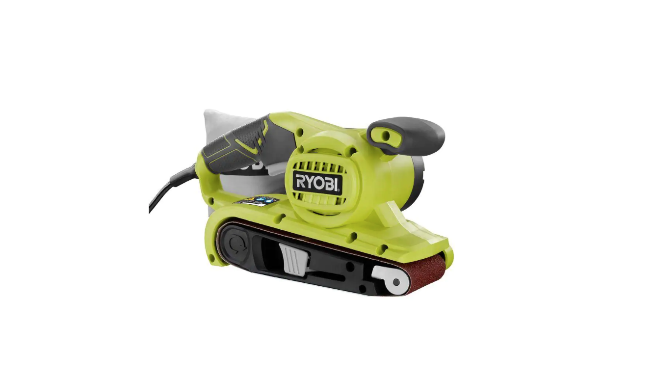 RYOBI BE319 6 Amp Corded 3 in. x 18 in. Portable Belt Sander