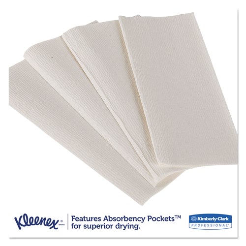 Kleenex 13254 Premiere Folded Towels. 120 Per Pack. 25 Packs Per Carton - White