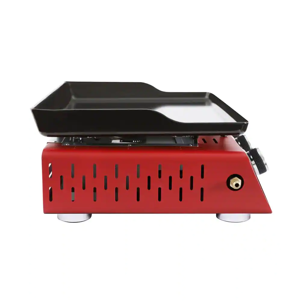 Royal Gourmet PD1301R 3-Burner Propane Griddle. Portable Table Top 24-Inch Gas Grill in Red