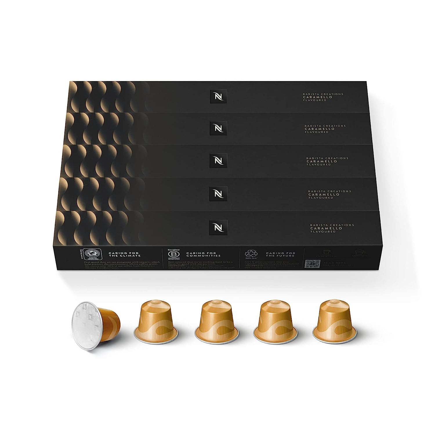 Nespresso OriginalLine. Caramello. 50 Count Coffee Pods