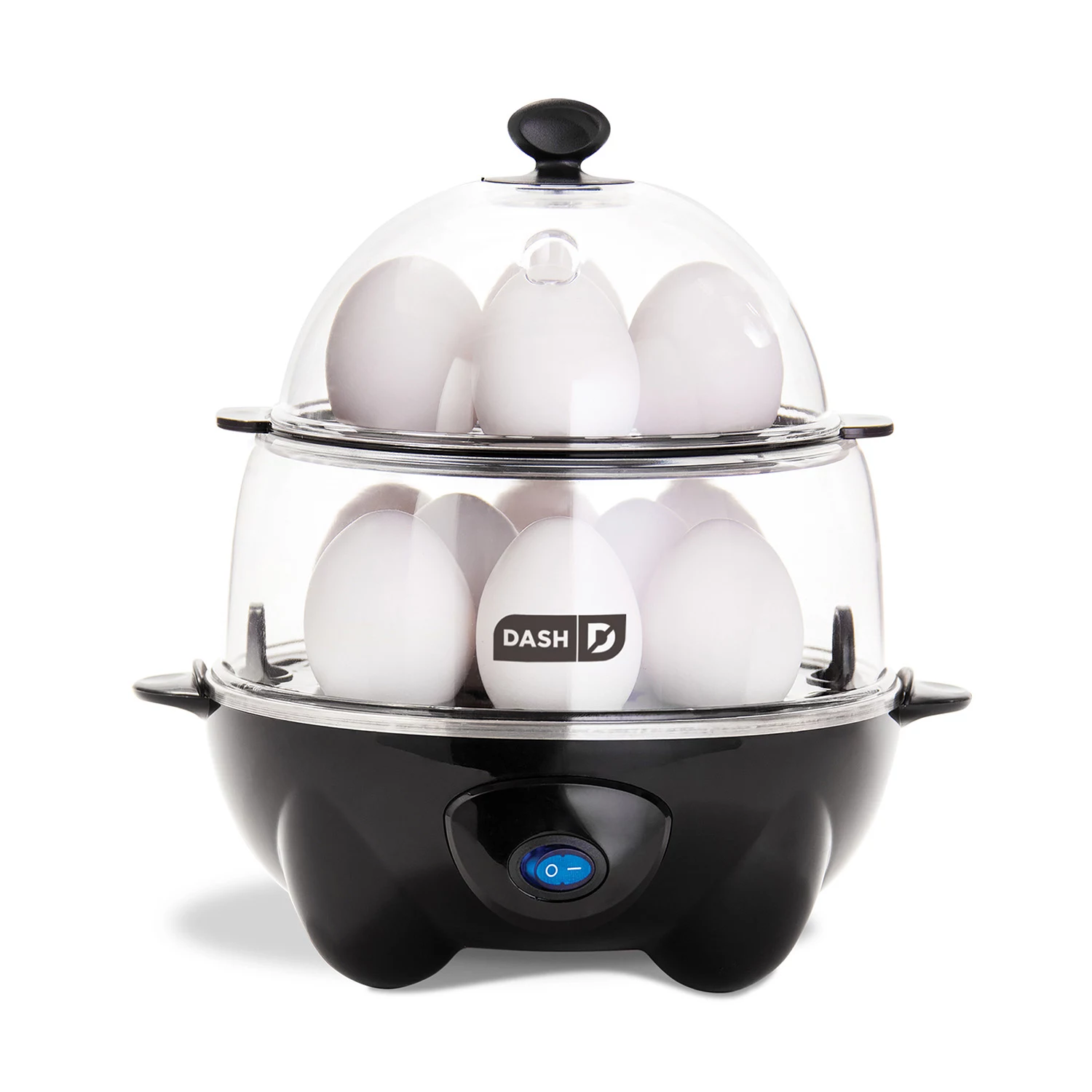 Dash Deluxe Rapid Egg Cooker. 12 Egg - Black
