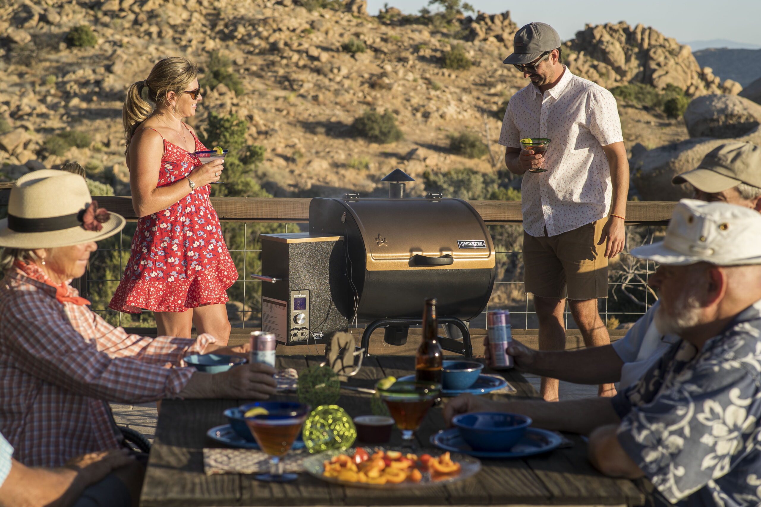 Camp Chef PG24STXB - Bronze Pellet Smoker Grill with 10 Smoke Settings. Patented Ash Cleanout Feature. PID Temperature Controller