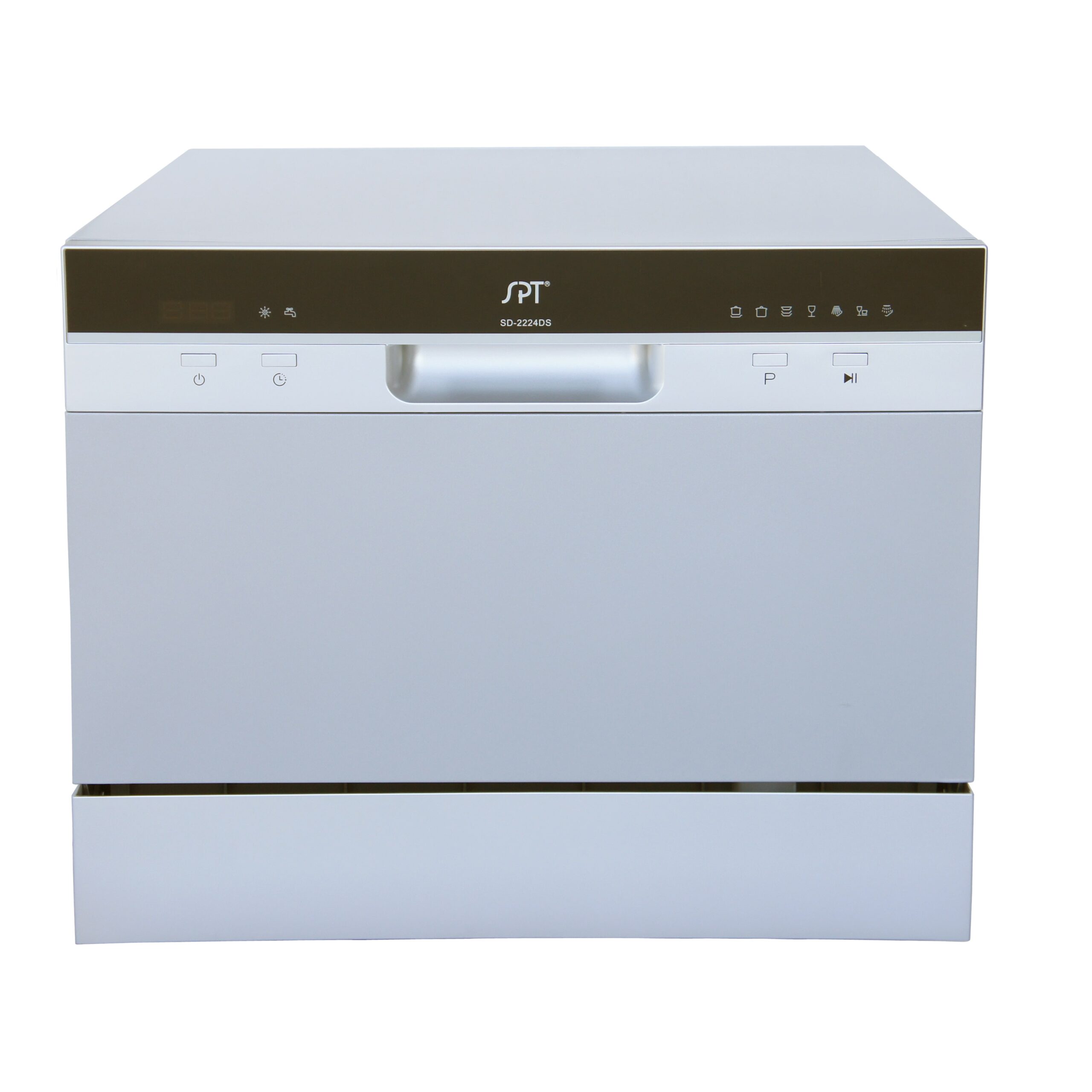 SD-2224DS Countertop Dishwasher with Delay Start & LED – Silver