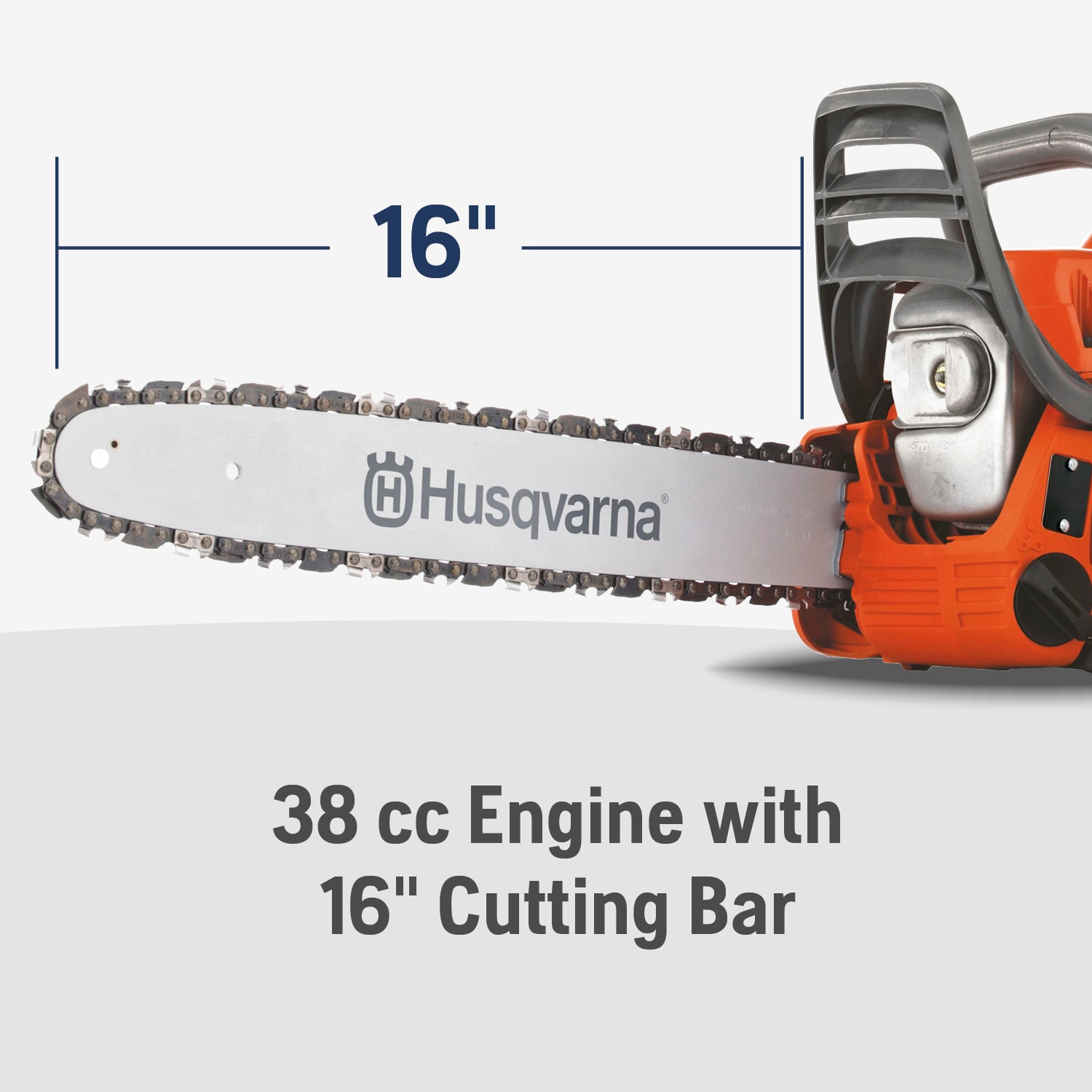Husqvarna 120 Mark II 14-in 38-cc 2-cycle Gas Chainsaw