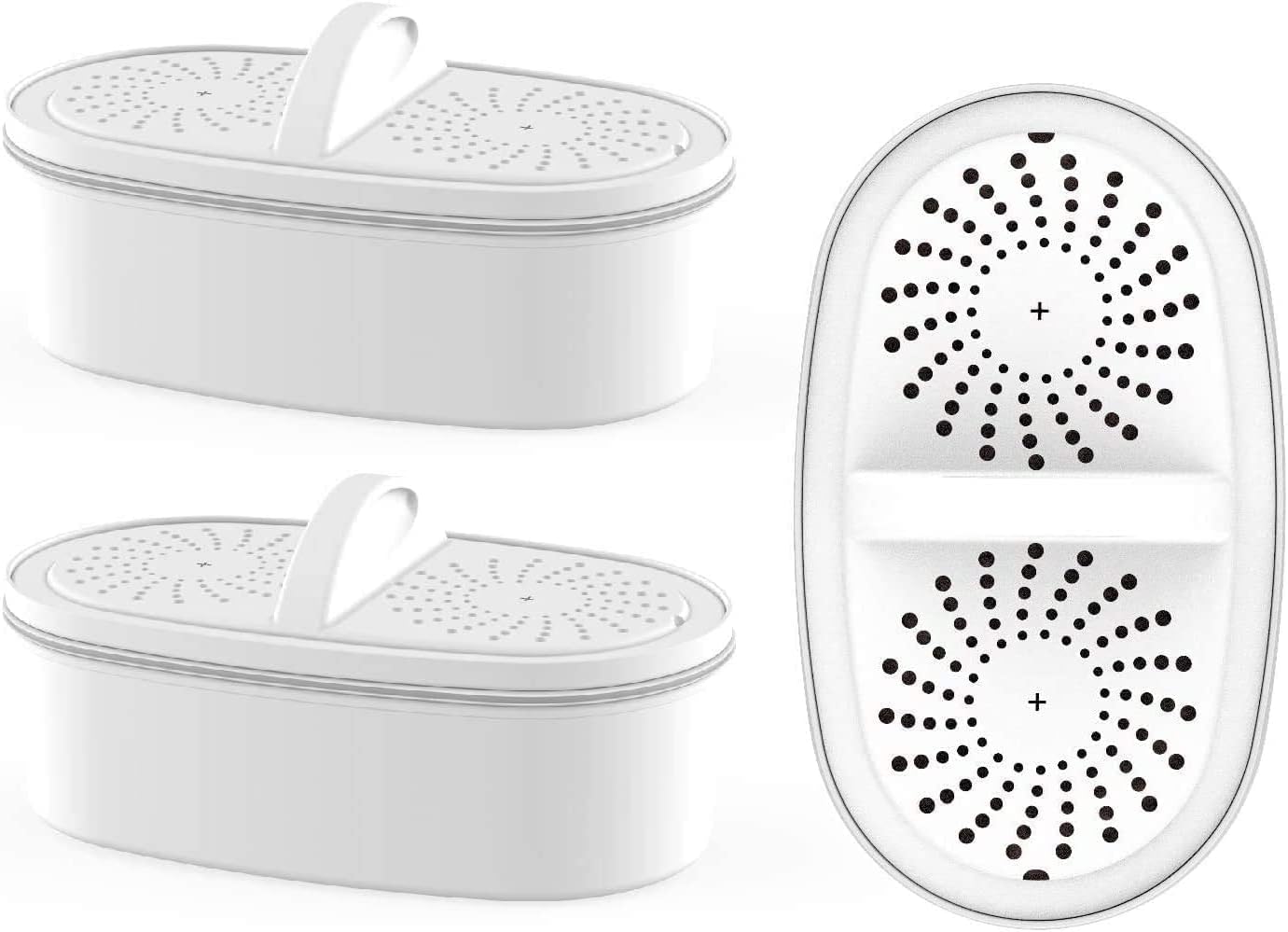 Waterdrop WD-PF-01A Plus Replacement Filters for All Waterdrop Pitcher Filtration System. Last Up to 3 Months or 200 Gallons (Pack of 3)