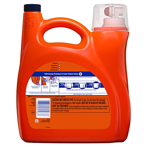 Tide Downy April Fresh He. 100 Loads Liquid Laundry Detergent. 154 fl oz