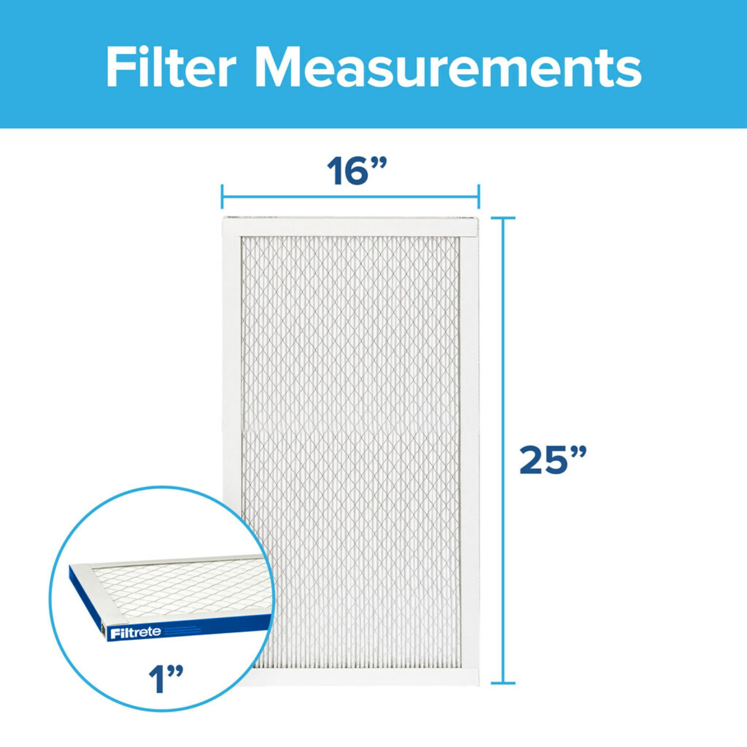 Filtrete by 3M 16x25x1. MERV 13. Elite Allergen Reduction HVAC Furnace Air Filter. MPR 2200. 4 Filters