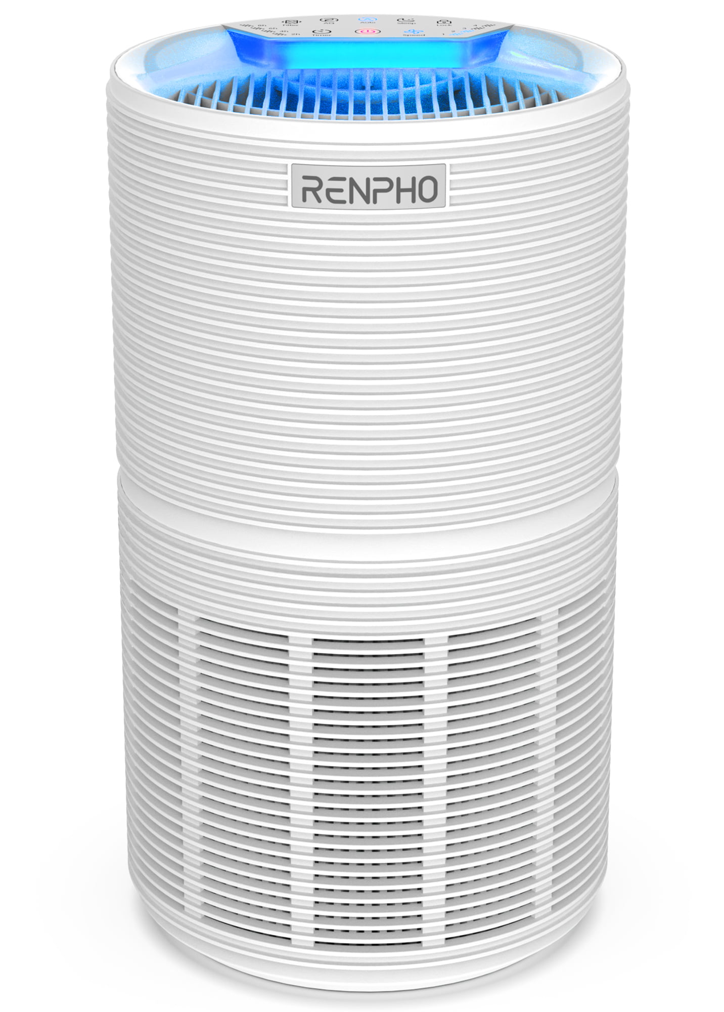 RENPHO Air Purifier for Home Large Room 1200 Ft². H13 True HEPA Filter Air Cleaner for Allergies and Asthma. RP-AP089W. White