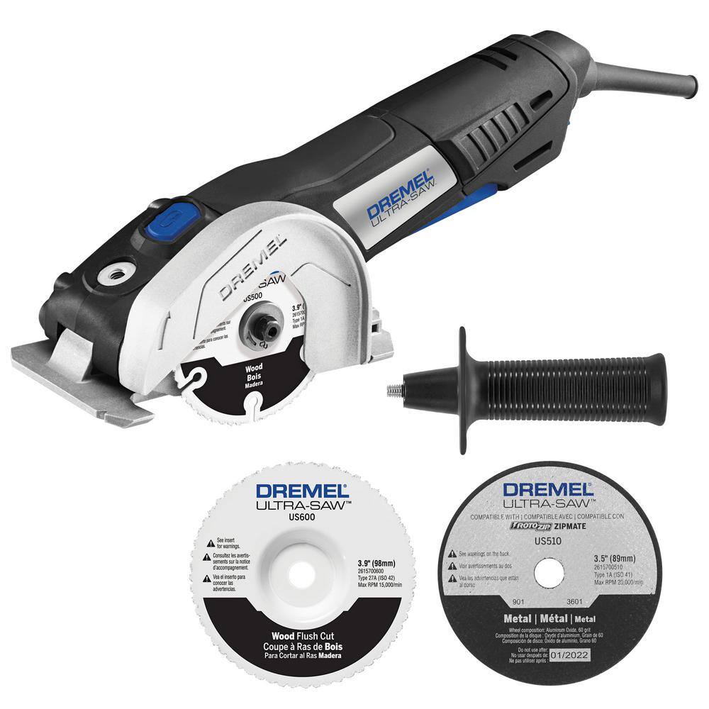 Dremel US40-04 Ultra-Saw 7.5 Amp Corded Compact Saw Tool Kit with 3 Accessories