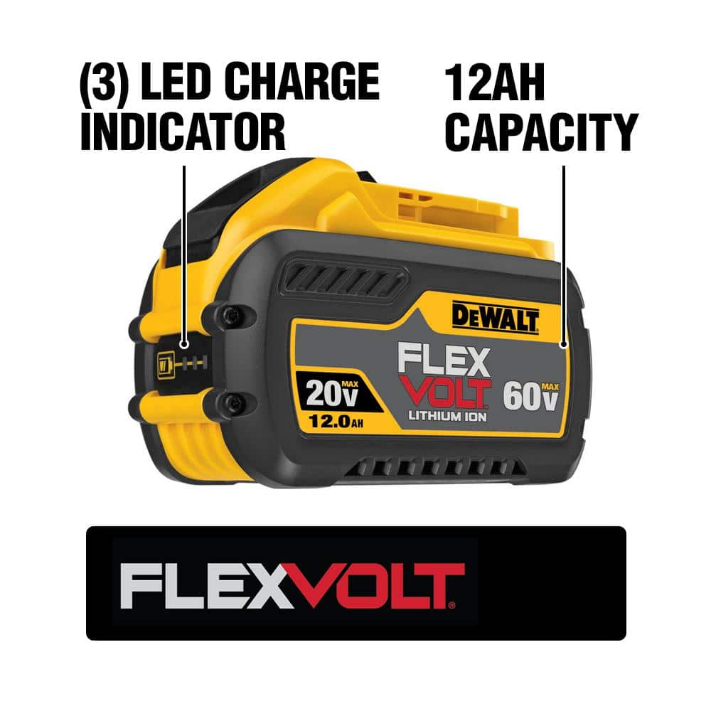 DEWALT DCB612 FLEXVOLT 20V/60V MAX Lithium-Ion 12.0Ah Battery