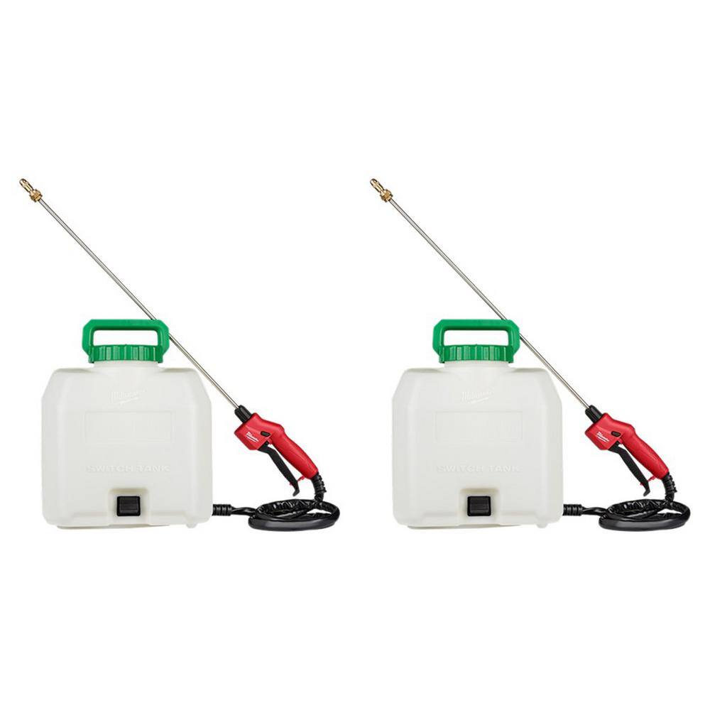 Milwaukee 49-16-28PS-49-16-28PS 4 Gal. Switch Tank Pesticide Sprayer Tank Assembly (2-Tanks)