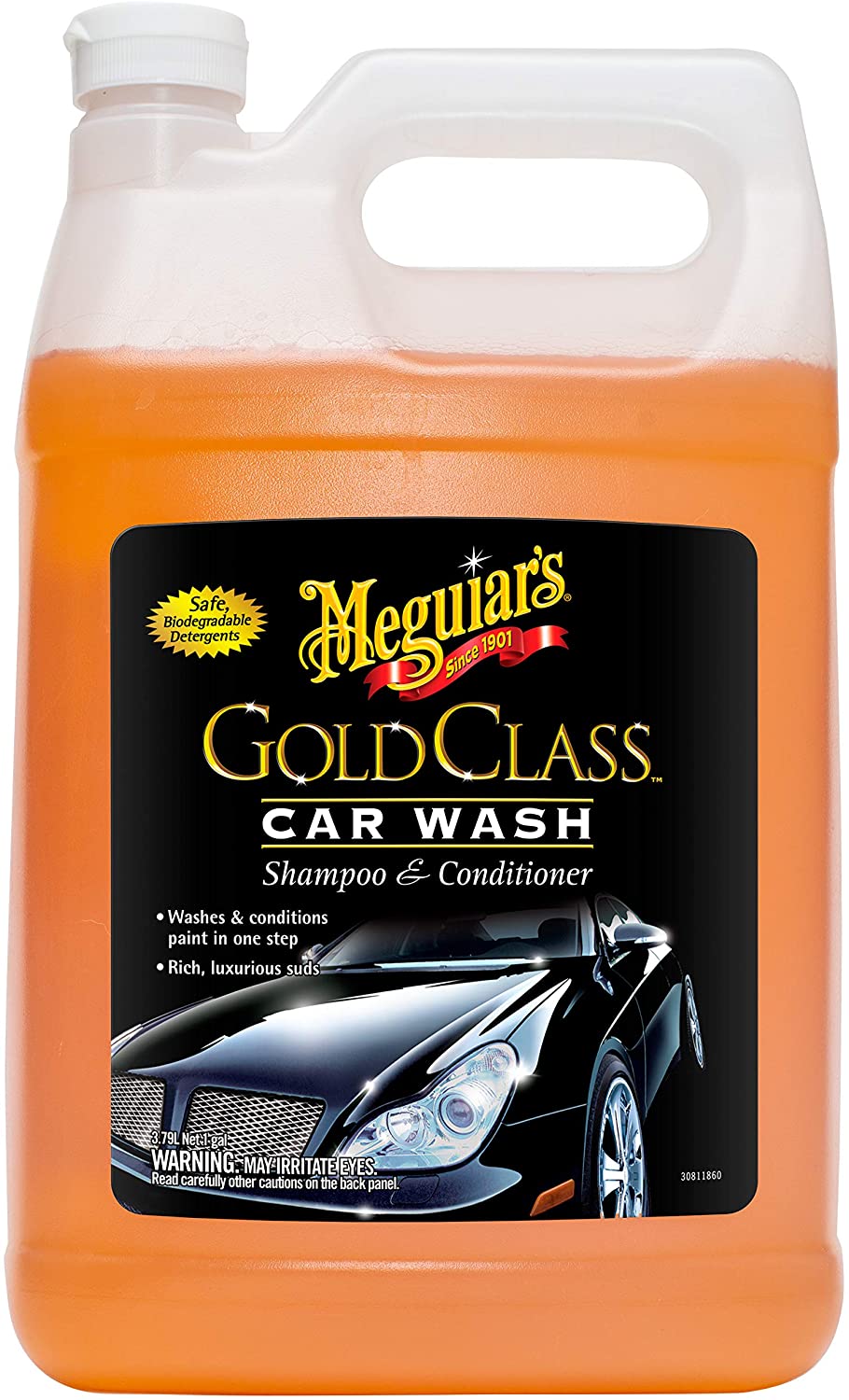 Meguiar-s G7101FFP Gold Class Car Wash - 1 gallon