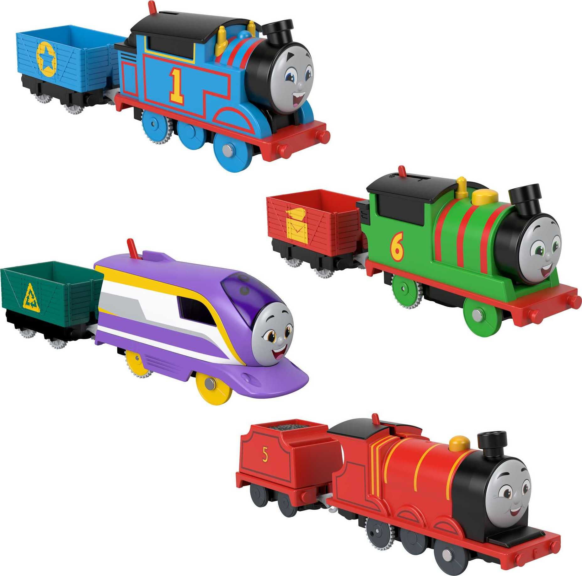 Thomas & Friends. All Engines Go Motorized Character Trains. Set of 4 Engines