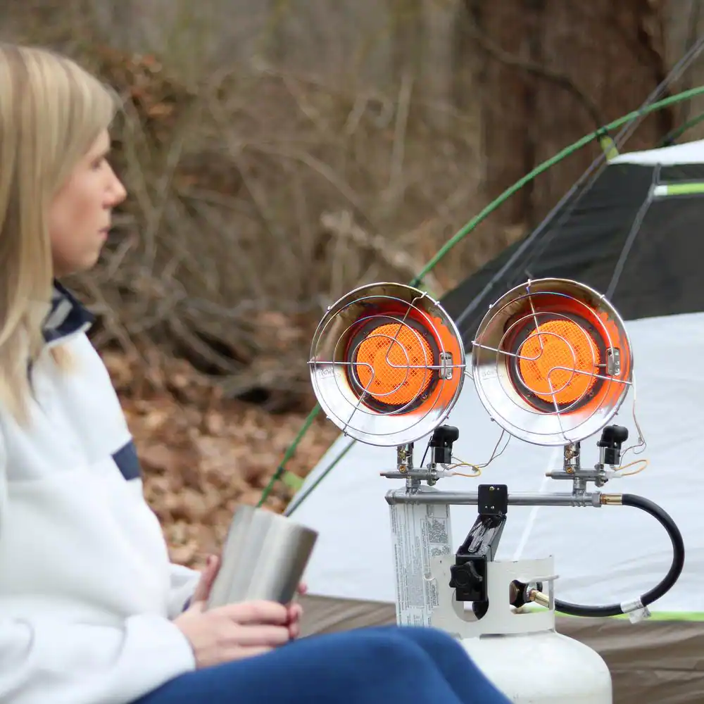 Mr. Heater MHS30T Double Tank Top 30.000 BTU Radiant Propane Space Heater