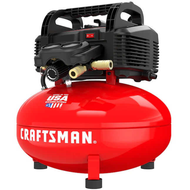 CRAFTSMAN CMEC6150 6-Gallon Single Stage Portable Corded Electric Pancake Air Compressor