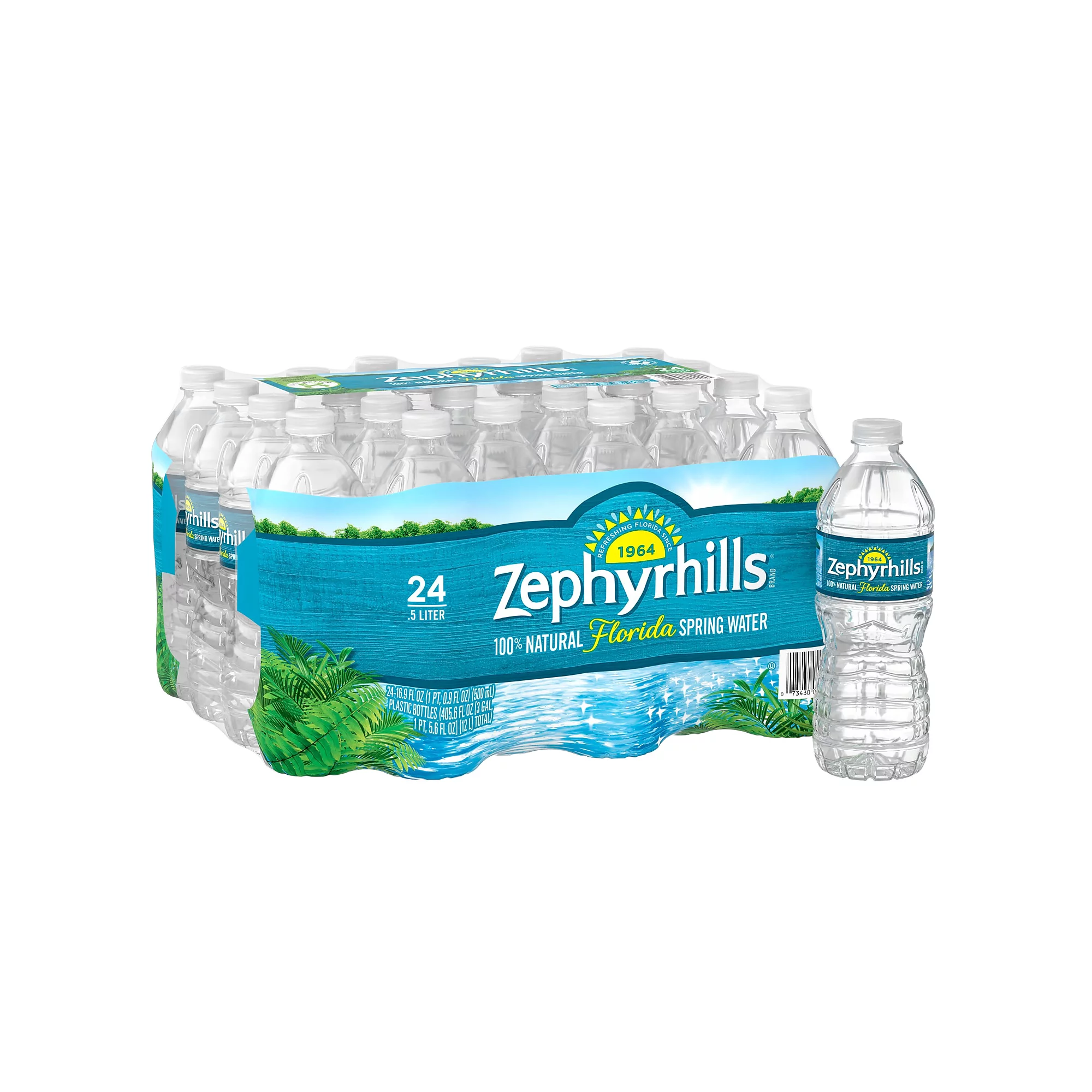 Zephyrhills 100% Natural Spring Water 16.9 Oz. 24 pack