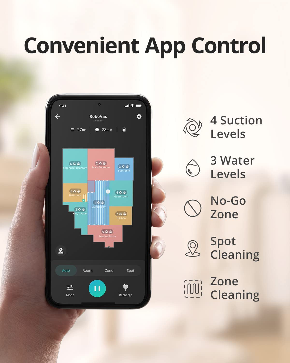 eufy RoboVac L35 Hybrid 2-in-1 Robot Vacuum and Mop with 3200Pa .iPath Laser Navigation.Multi Floor Mapping