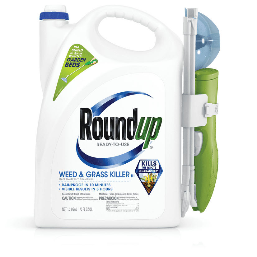 Roundup Ready-To-Use Weed and Grass Killer III with Sure Shot Wand. 1.33 Gal