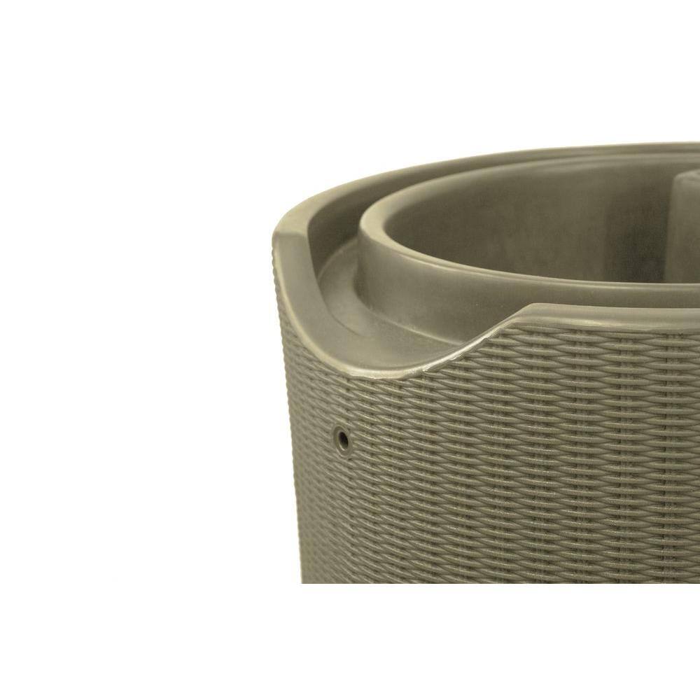 Good Ideas IMP-B50-DES Impressions Bali 50 Gal. Desert Sand Rain Barrel