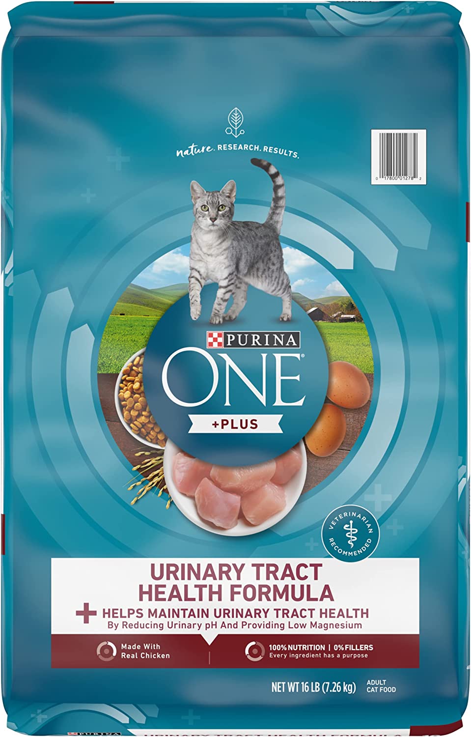 Purina ONE High Protein Dry Cat Food. +Plus Urinary Tract Health Formula - 16 lb. Bag