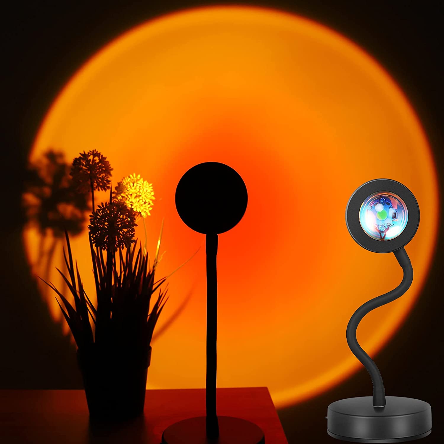 Sunset Lamp Projector Sunset Projection Lamp. Night Light Projector LED Lamp