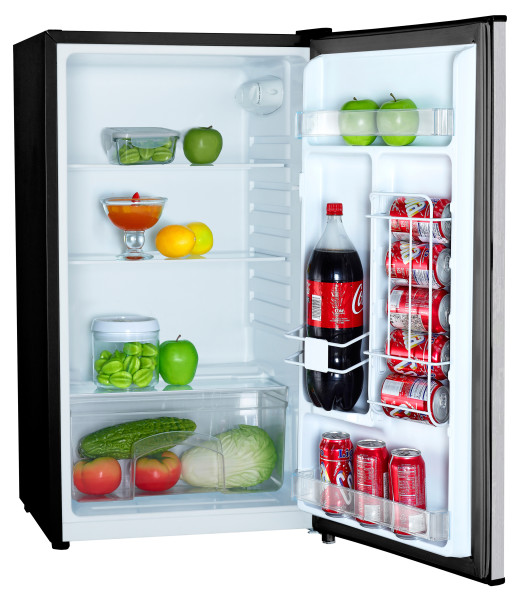 Magic Chef 3.2 cu. ft. Refrigerator Platinum Steel