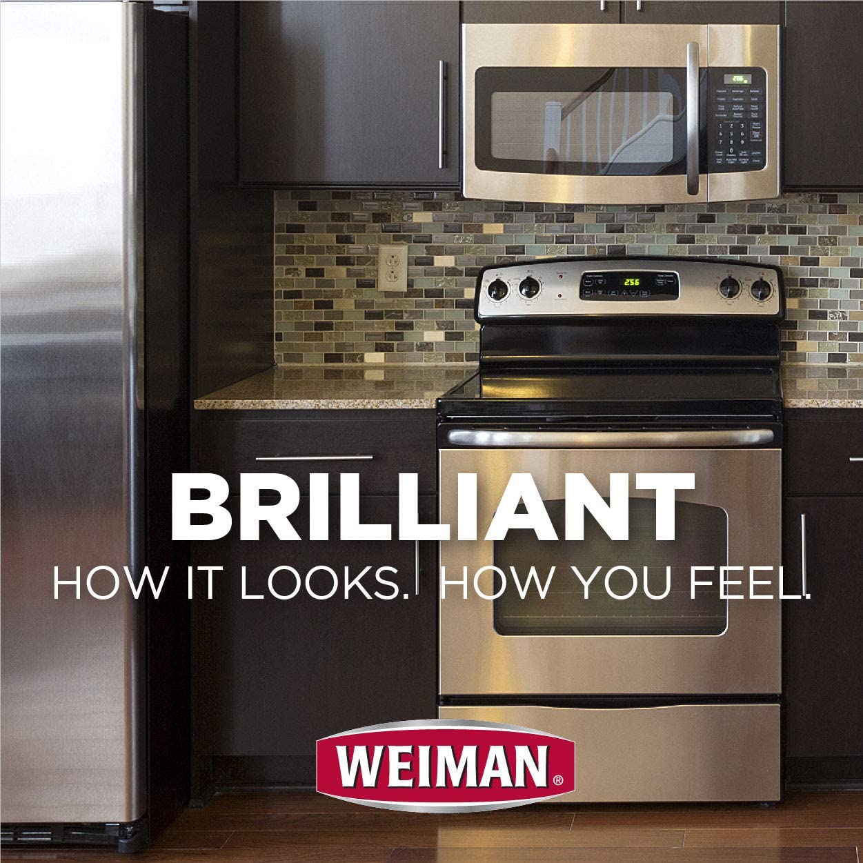 Weiman Wipes Variety. Stainless Steel. Leather 3 Pack - 90 Wipes