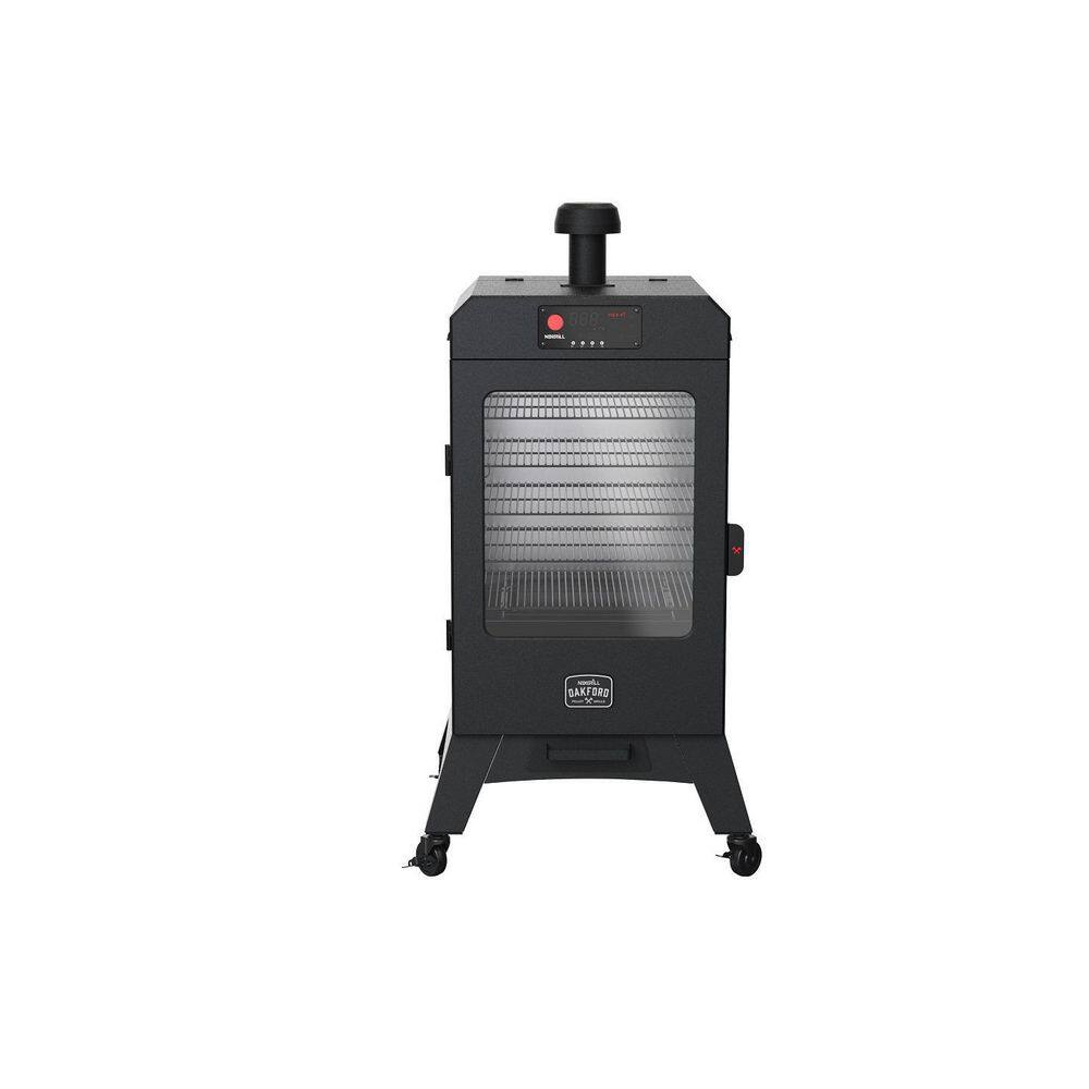 Nexgrill 910-0013 Oakford 1400 Pellet Grill Vertical Smoker in Black