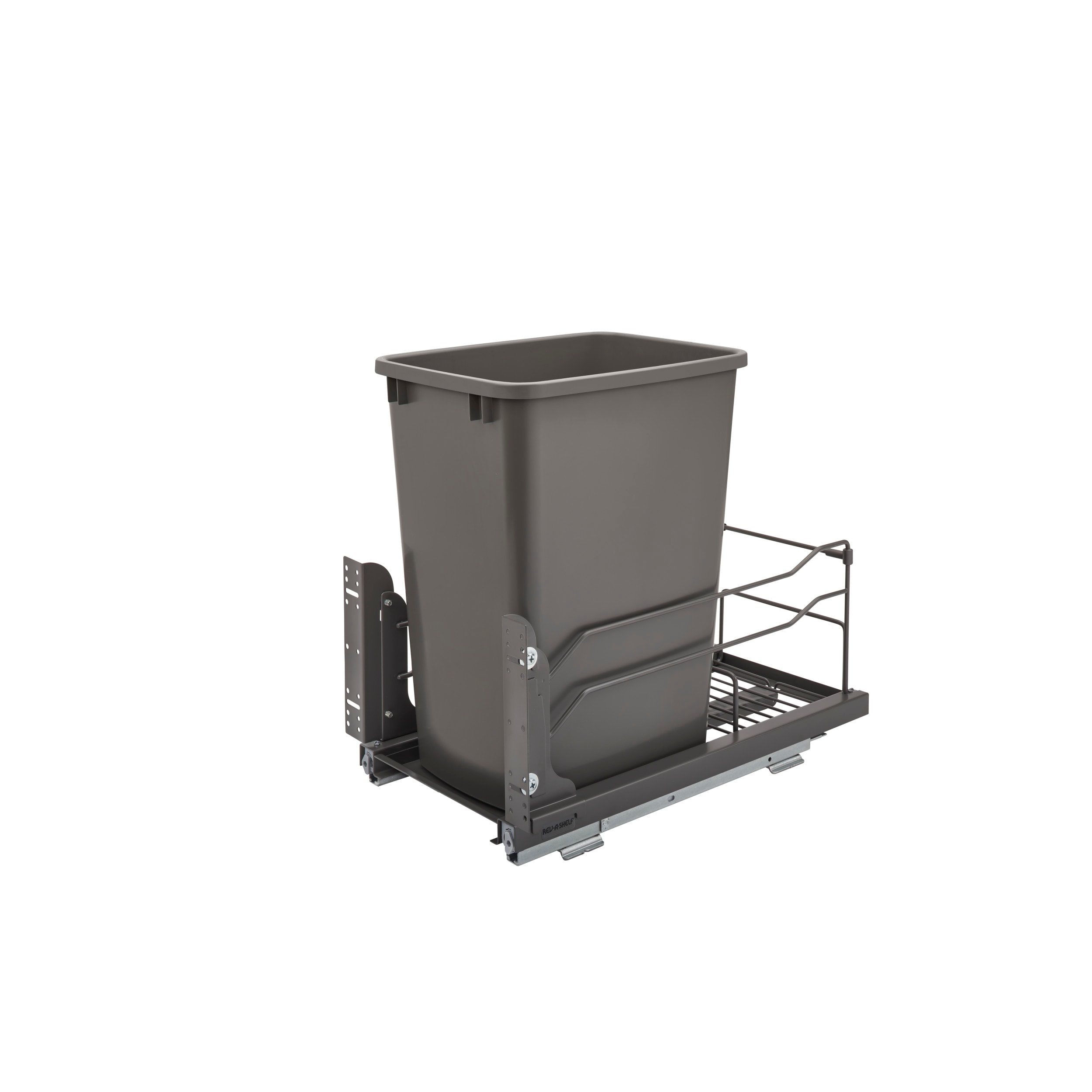 Rev-A-Shelf 35-Quart Soft Close Single Pull Out Trash Can